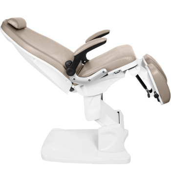 FOTEL PODOLOGICZNY ELEKTR. AZZURRO 709A 3 SILN. CAPPUCCINO